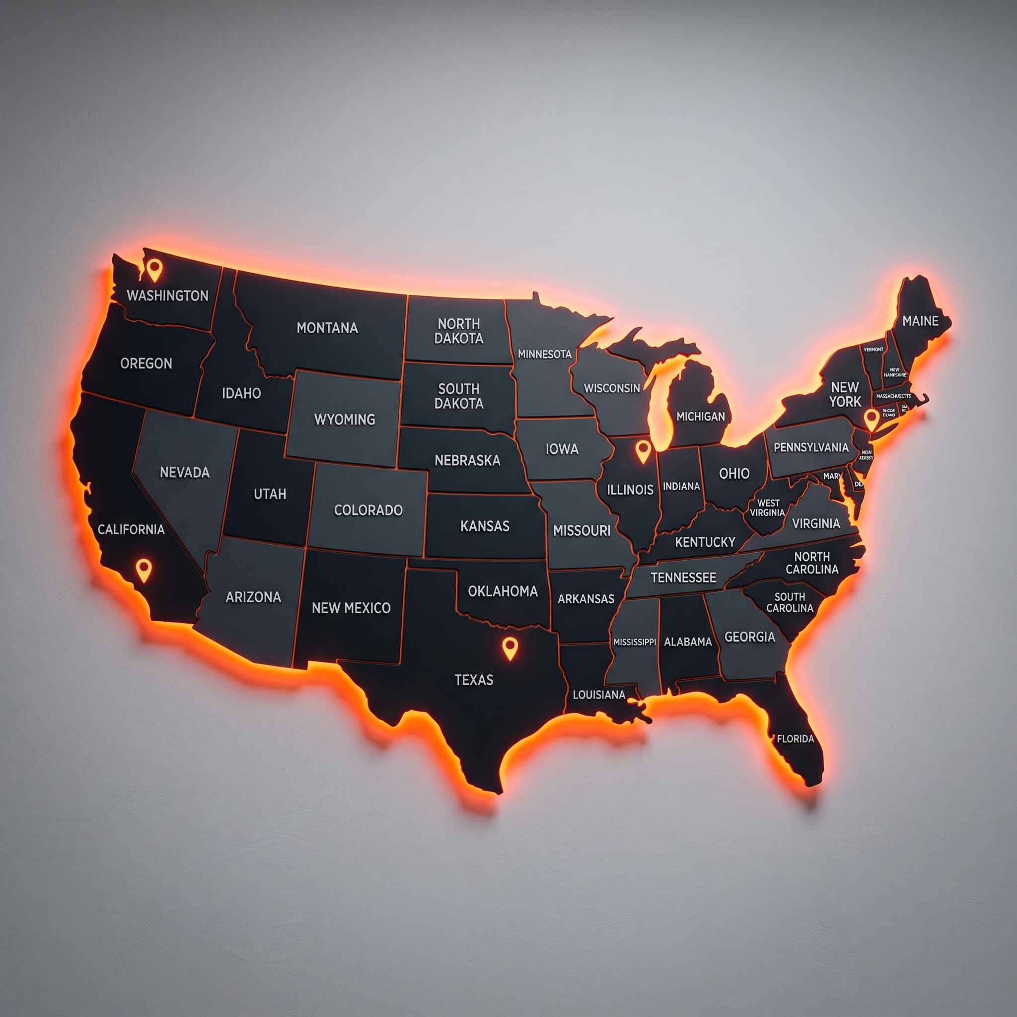 USA Coverage Map